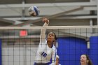 Volleyball vs MHC  Wheaton Women's Volleyball vs Mount Holyoke College. - Photo by Keith Nordstrom : Wheaton, Volleyball